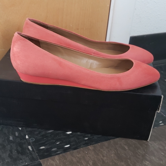 Talbots papaya colored mila shoes - Picture 3 of 5